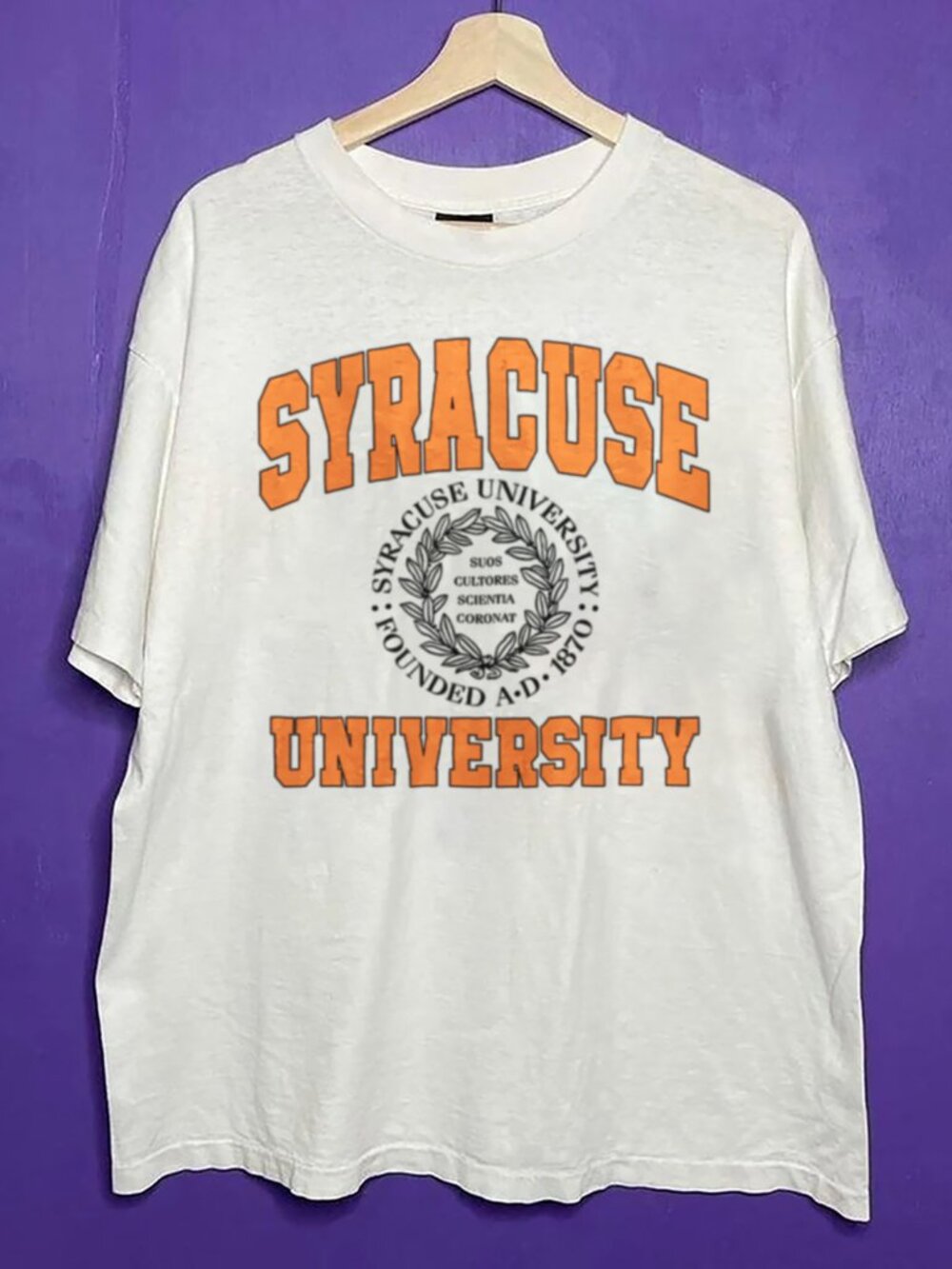 1870 Vintage Syracuse Orange Shirt, Retro Syracuse University Logo Unisex Shirt